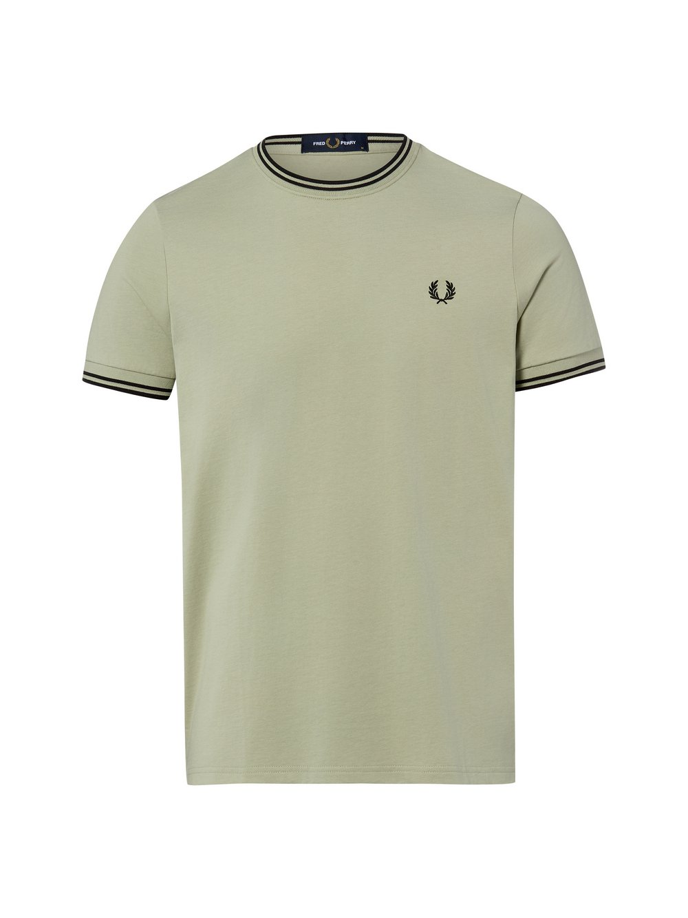 Fred Perry Koszulka męska Mężczyźni Bawełna zielony, XXL