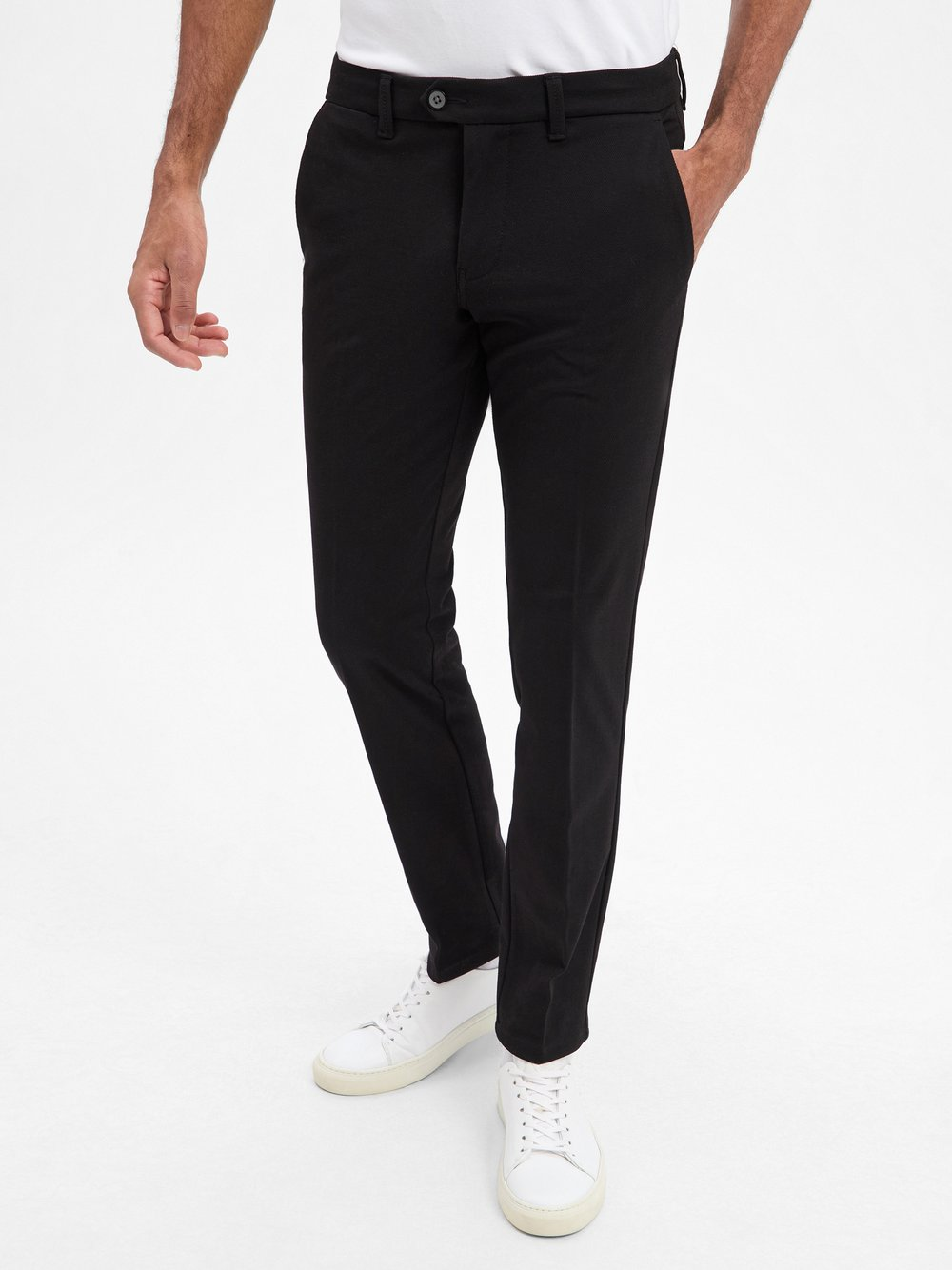 Finshley & Harding Spodnie - Dylan Slim Fit Mężczyźni czarny, 32-34