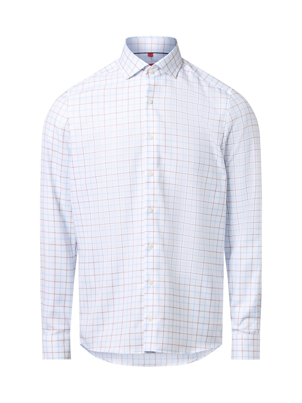 Finshley & Harding Koszula męska - non-iron Mężczyźni Slim Fit Bawełna biały|niebieski|czerwony, 45