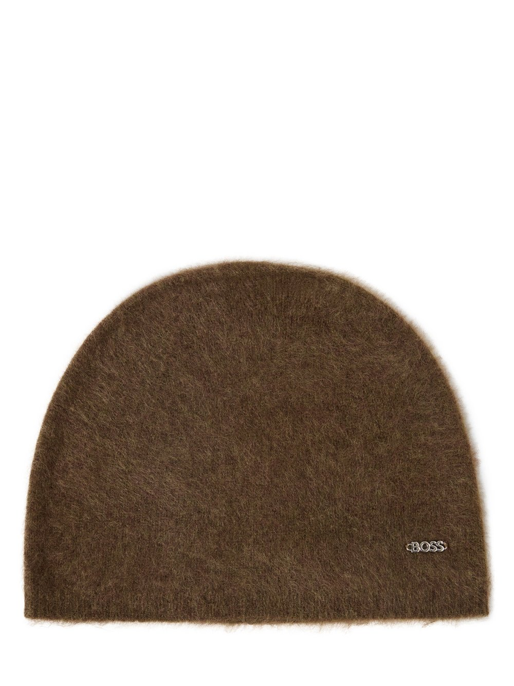 BOSS Damska czapka kaszmirowa - Lareni_Hat Kobiety Kaszmir zielony, ONE SIZE