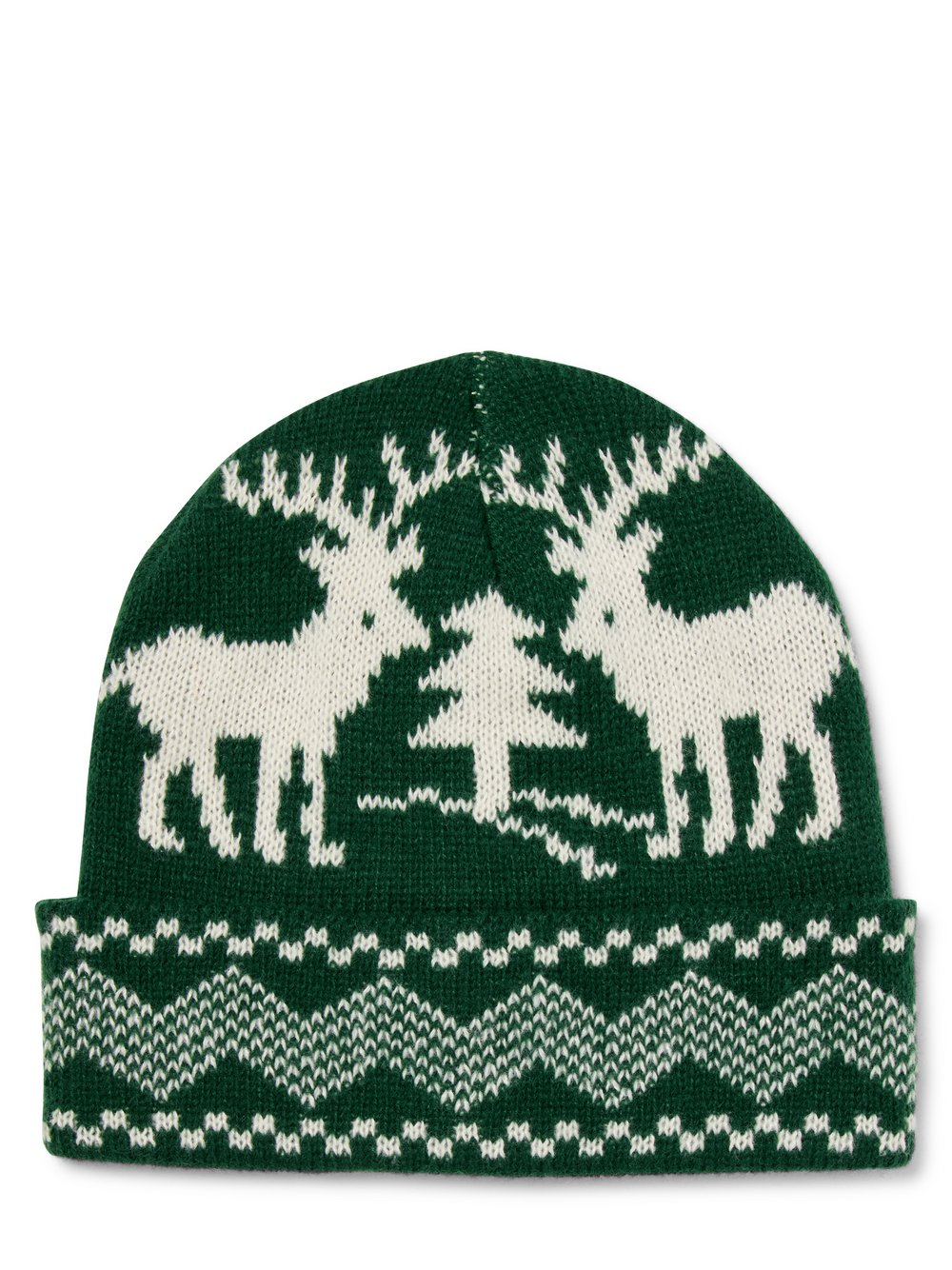 Only&Sons Czapka męska - ONSXmas Mężczyźni zielony|biały, ONE SIZE miniaturka