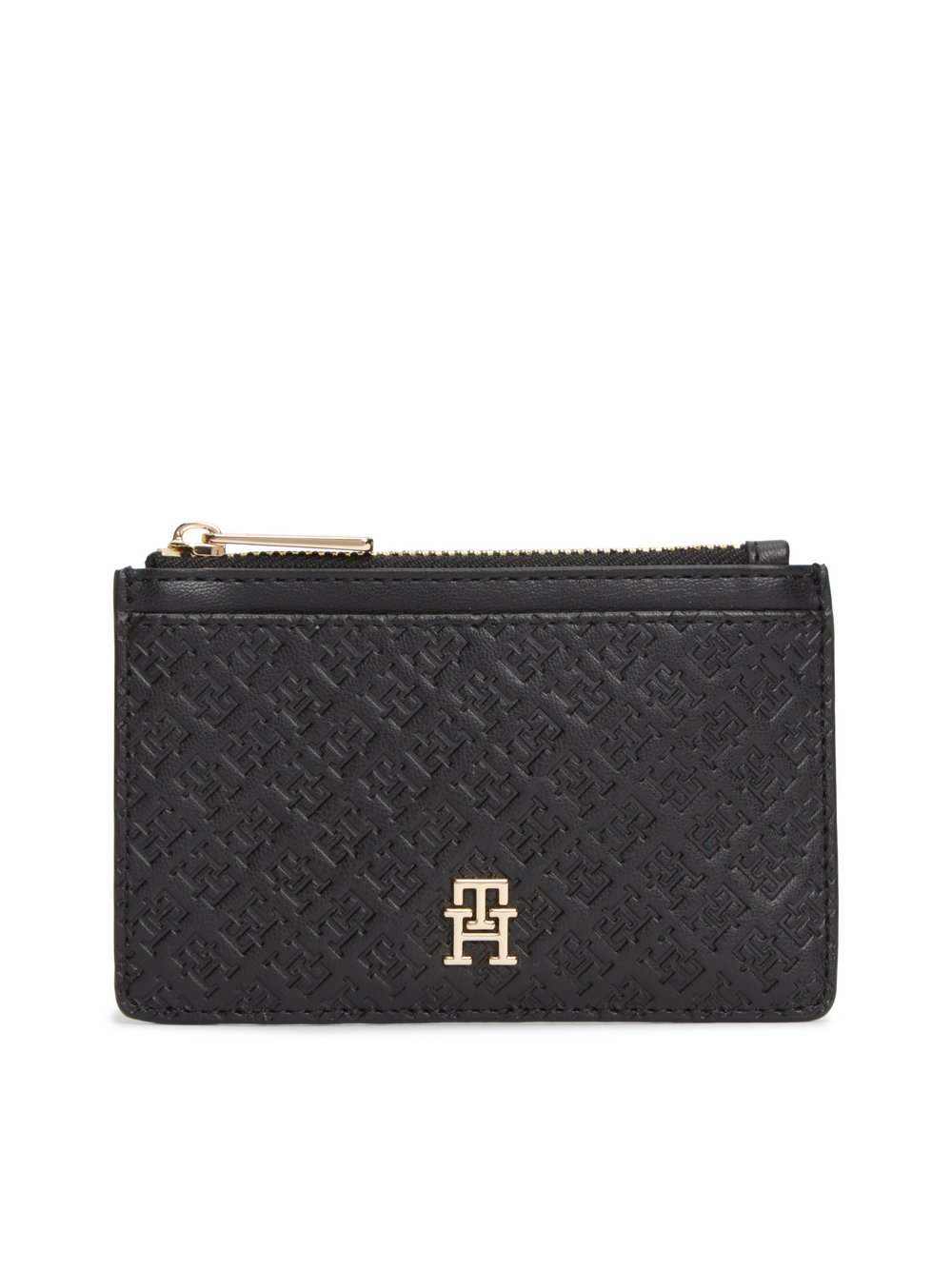 Tommy Hilfiger Damskie etui na karty Kobiety Sztuczna skóra czarny, ONE SIZE