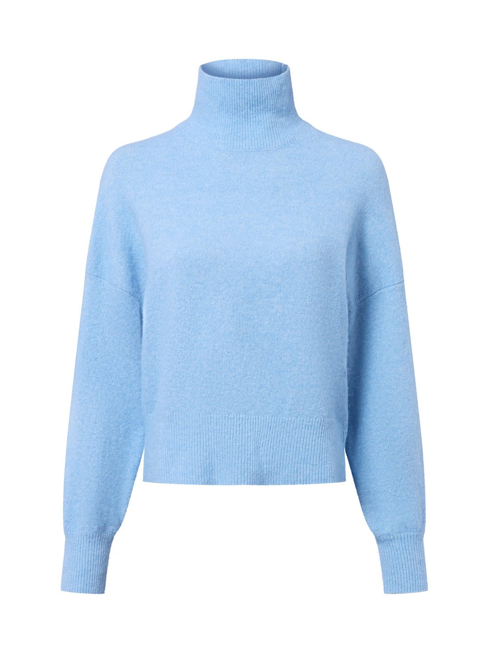 Samsøe Samsøe Sweter damski z dzianiny z zawartością alpaki - Nola Kobiety niebieski, XS