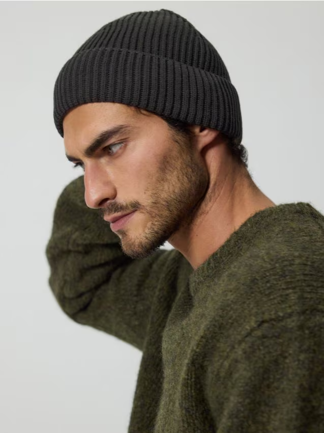 Reserved - Czapka beanie - ciemnoszary