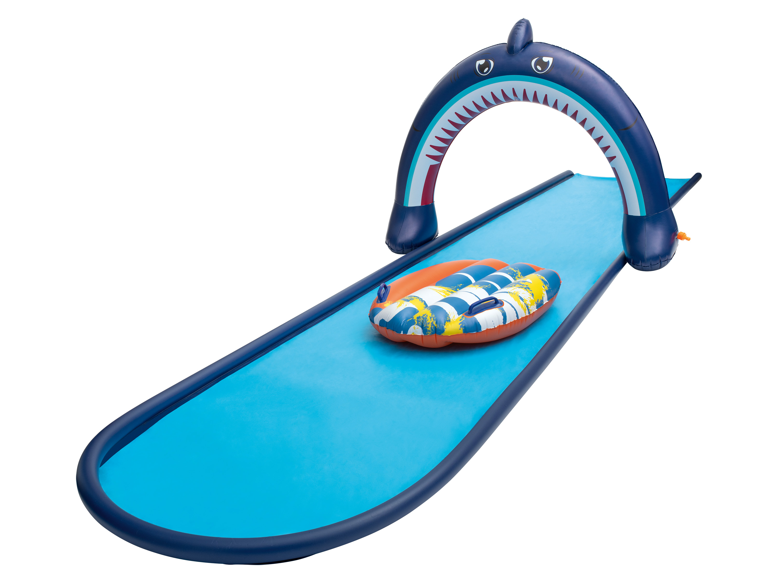 Playtive Ślizgawka wodna z łukiem w kształcie rekina i deską bodyboard