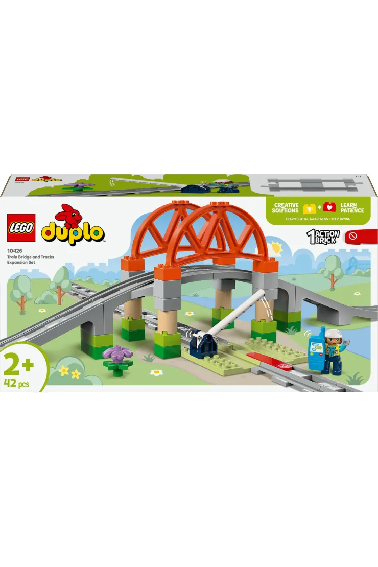 LEGO DUPLO Most i tory kolejowe — zestaw rozszerzający 10426