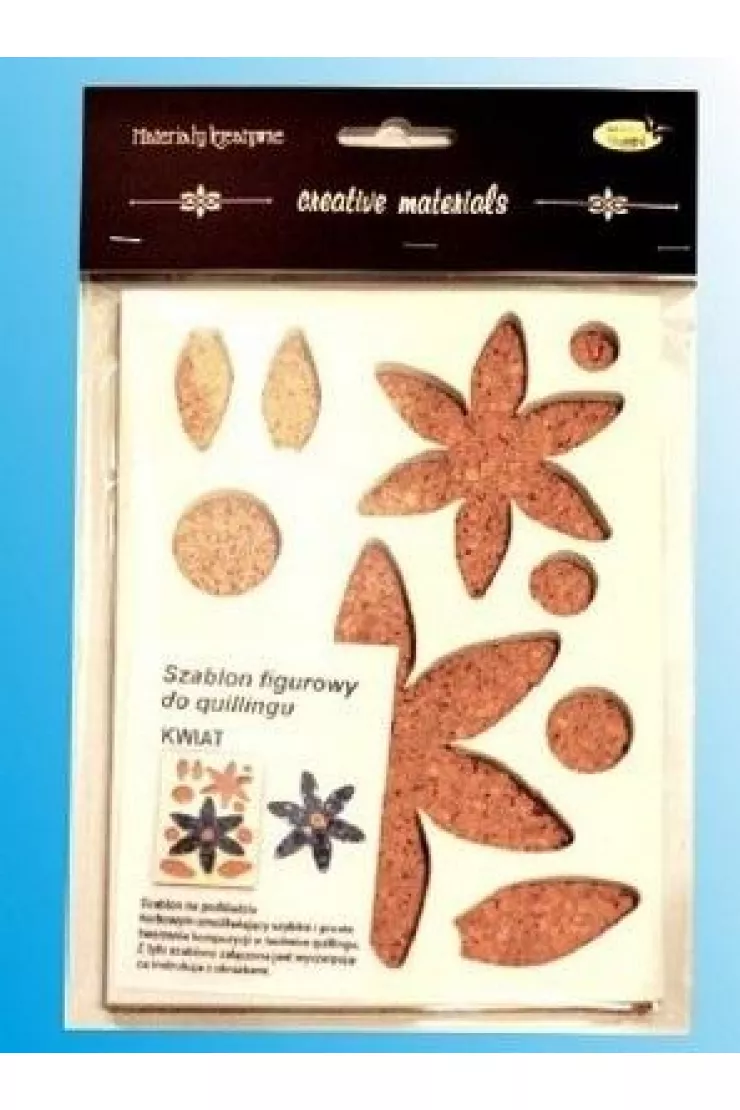 Szablon figurowy do quillingu 14.5x19cm