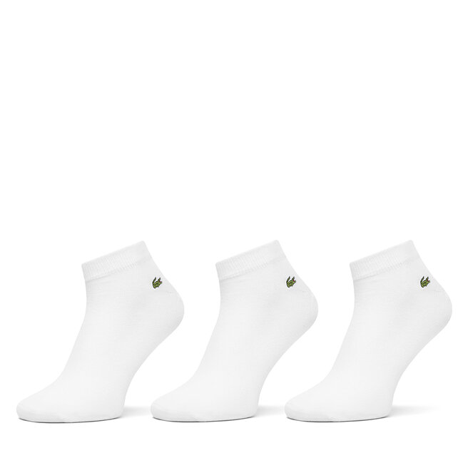 Zestaw 3 par niskich skarpet unisex Lacoste
