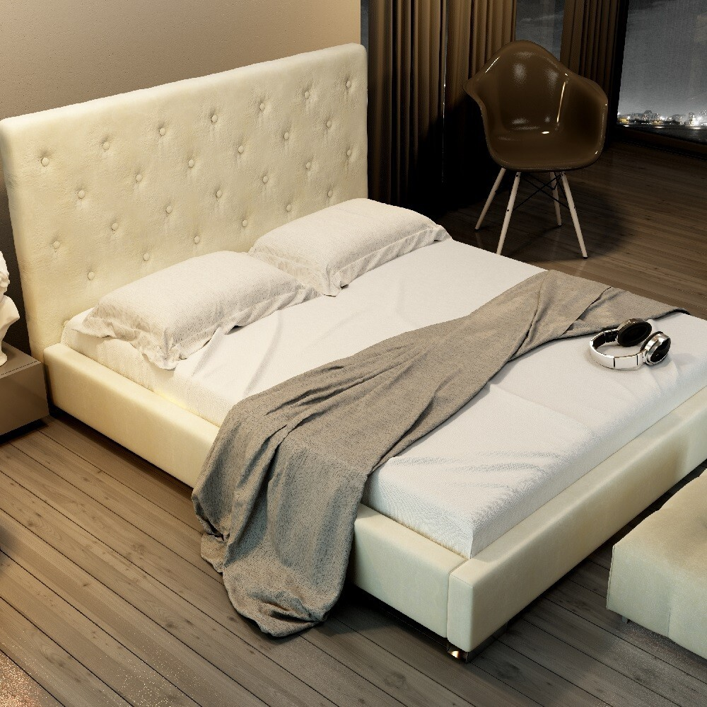 Łóżko Avanti 160x200 cm Grupa 1 tapicerowane, ramowe, dla dwojga