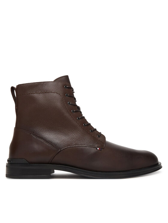 Tommy Hilfiger Kozaki Corporate FM0FM05577 Brązowy
