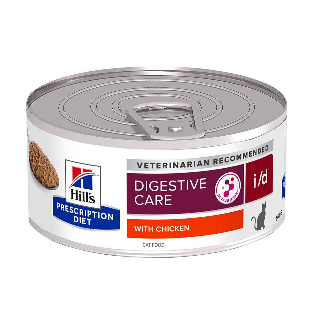 48 x 85 g / 96 x 82 g / 96 x 156 g Hill's Prescription Diet, karma mokra dla kota w super cenie! - i/d Digestive Care, kurczak, 96 x 156 g