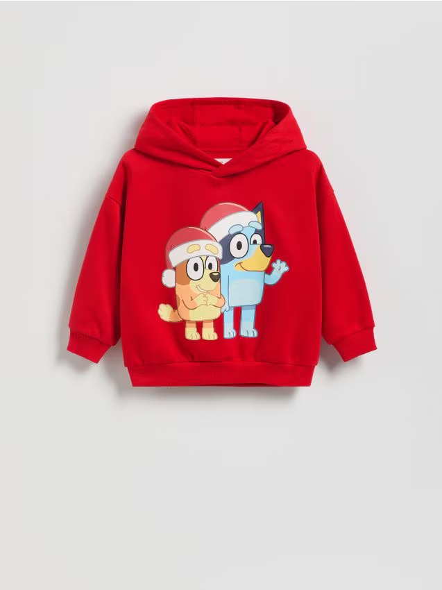 Reserved - Bluza Bluey - czerwony