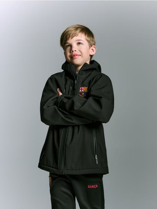 Reserved - Kurtka softshell FC Barcelona - czarny