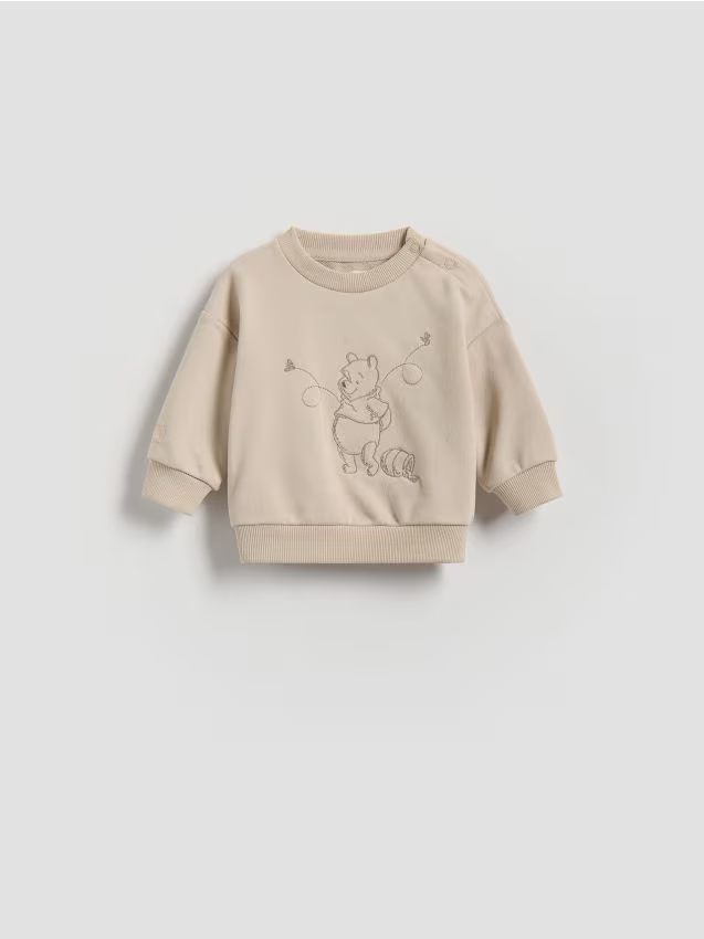 Reserved - Bluza Kubuś i Przyjaciele - beżowy