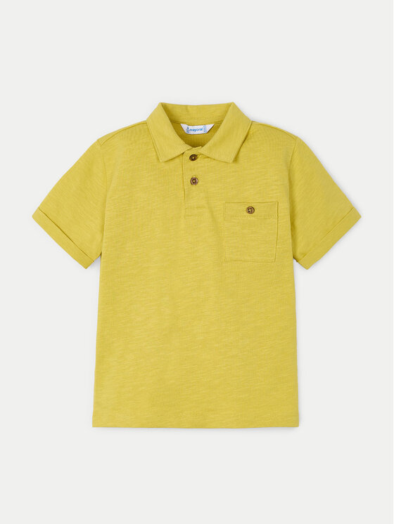 Mayoral Polo 3109 Żółty Regular Fit