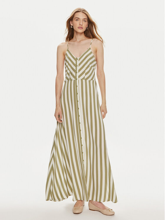 YAS Sukienka letnia Savanna 26035342 Zielony Regular Fit