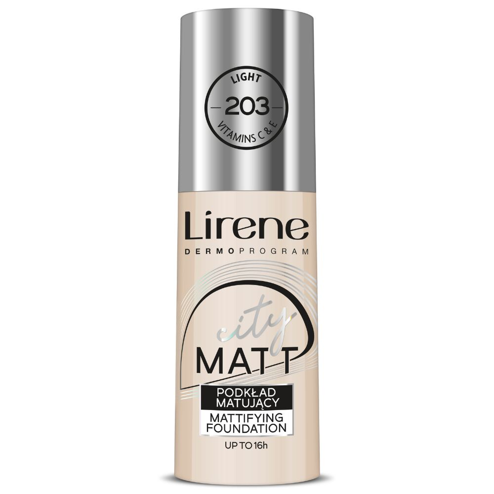 Lirene City Matt Podkład matujący jasny 203 30 ml