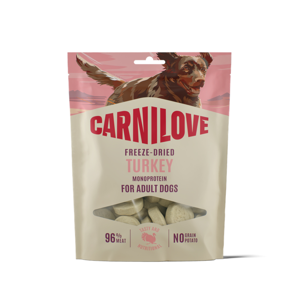 Carnilove Dog Freeze Dried Snack - Indyk, 60 g miniaturka