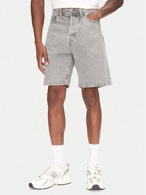Jack & Jones Szorty jeansowe Tony 12269489 Szary Loose Fit miniaturka