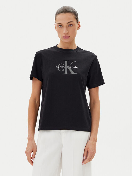 Calvin Klein Jeans T-Shirt Hero LV047B865G Czarny Regular Fit