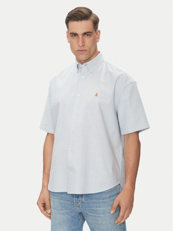 Gap Koszula 442652-00 Błękitny Easy Fit