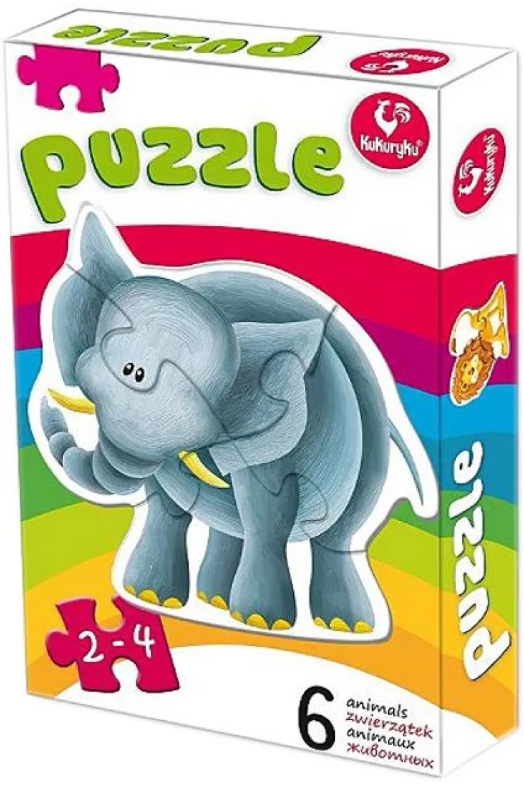 Puzzle 6w1 Zwierzątka 2