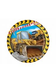Talerzyki papierowe Construction