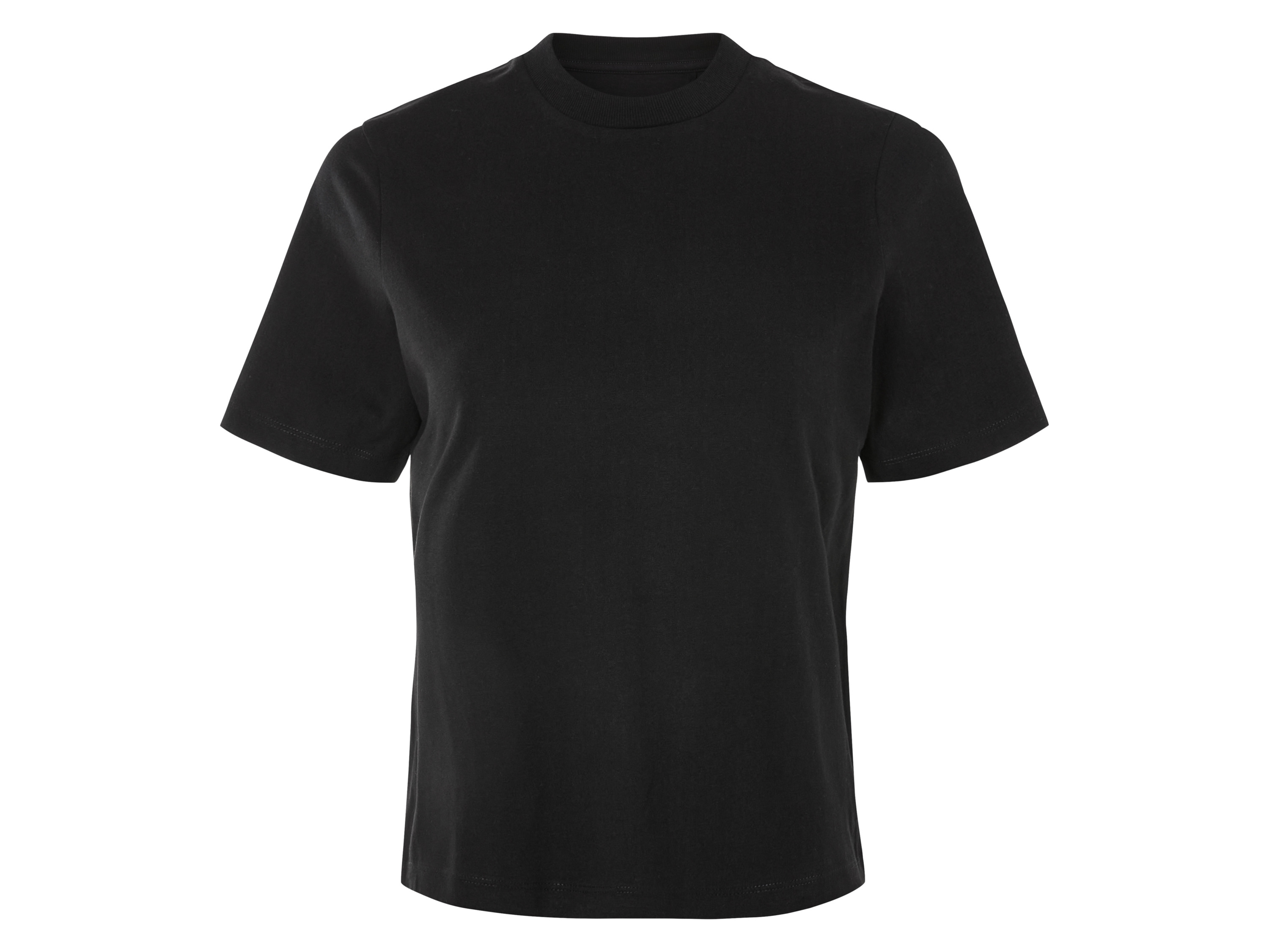 esmara® Koszulka damska z organicznej bawełny  (Czarny, XS (32-34))