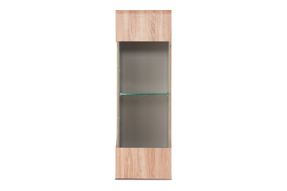 Witryna wisząca w stylu skandynawskim 40 cm dąb szary AVERO miniaturka