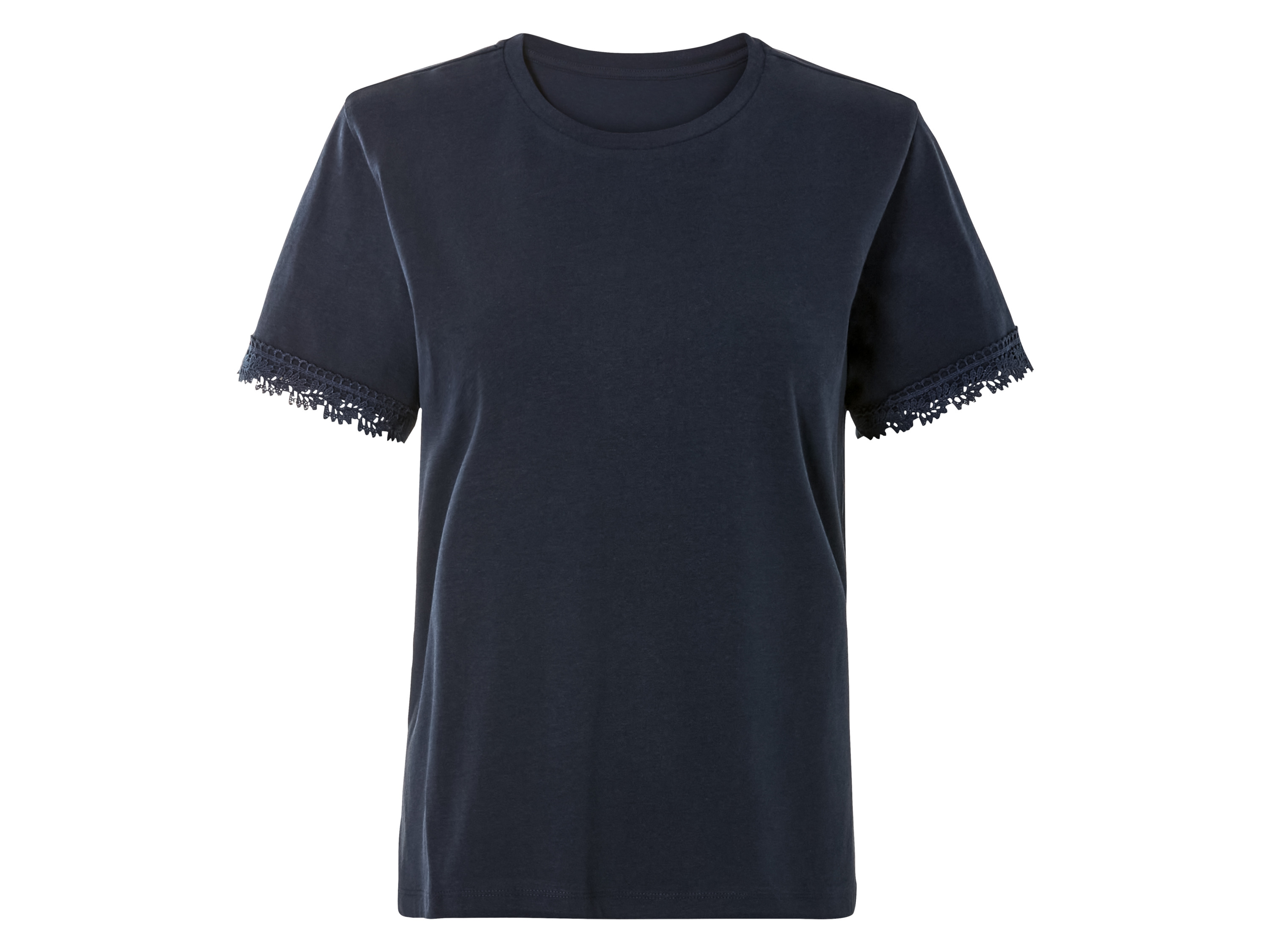 esmara® T-shirt damski z bawełny organicznej (Granatowy, M(40/42))