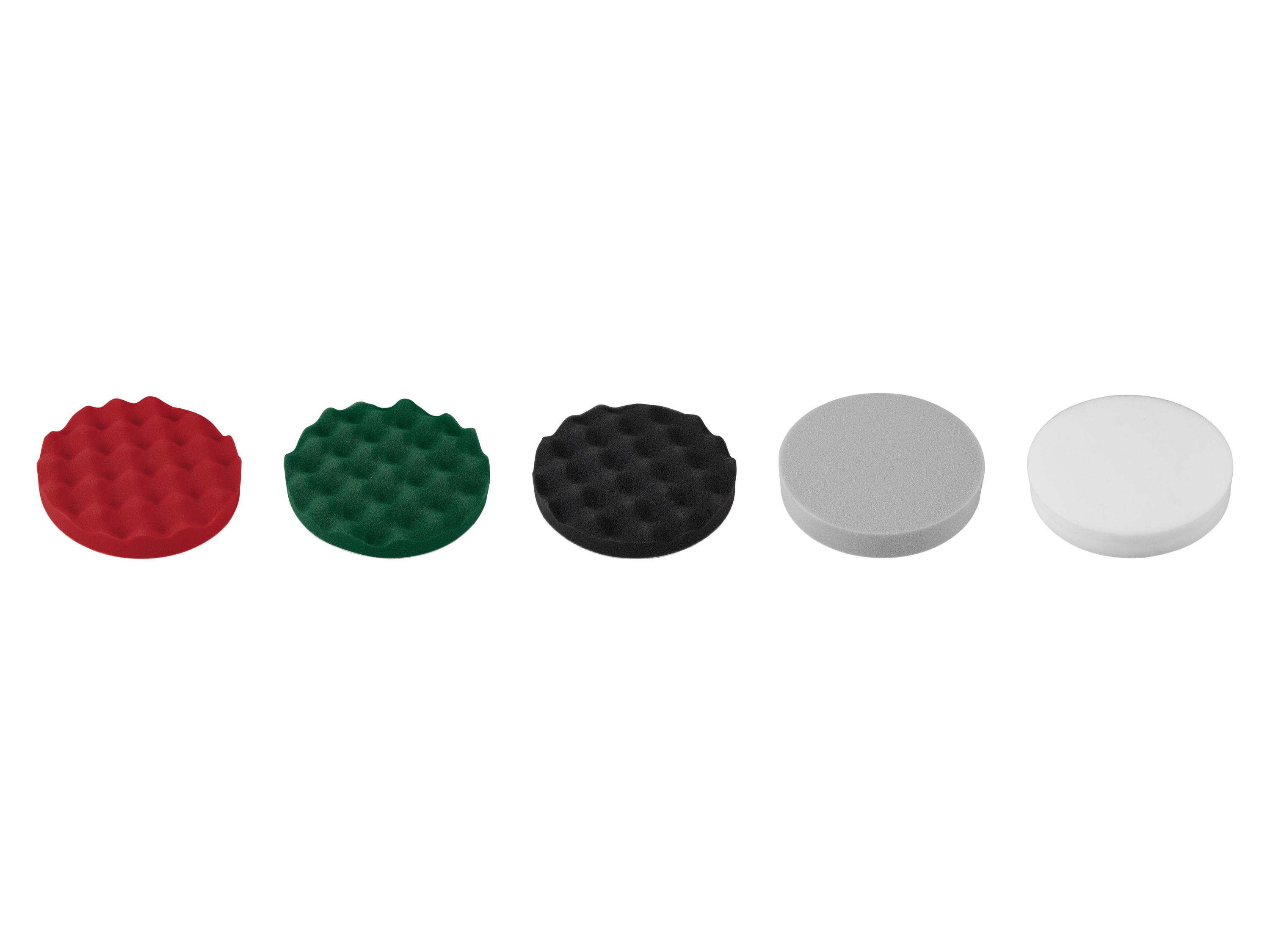 PARKSIDE® Szczotki do tapicerki / Szczotka do kół i felg / Zestaw do polerowania / Nakładki polerskie  (nasadki polerskie 180 mm 5 szt.)