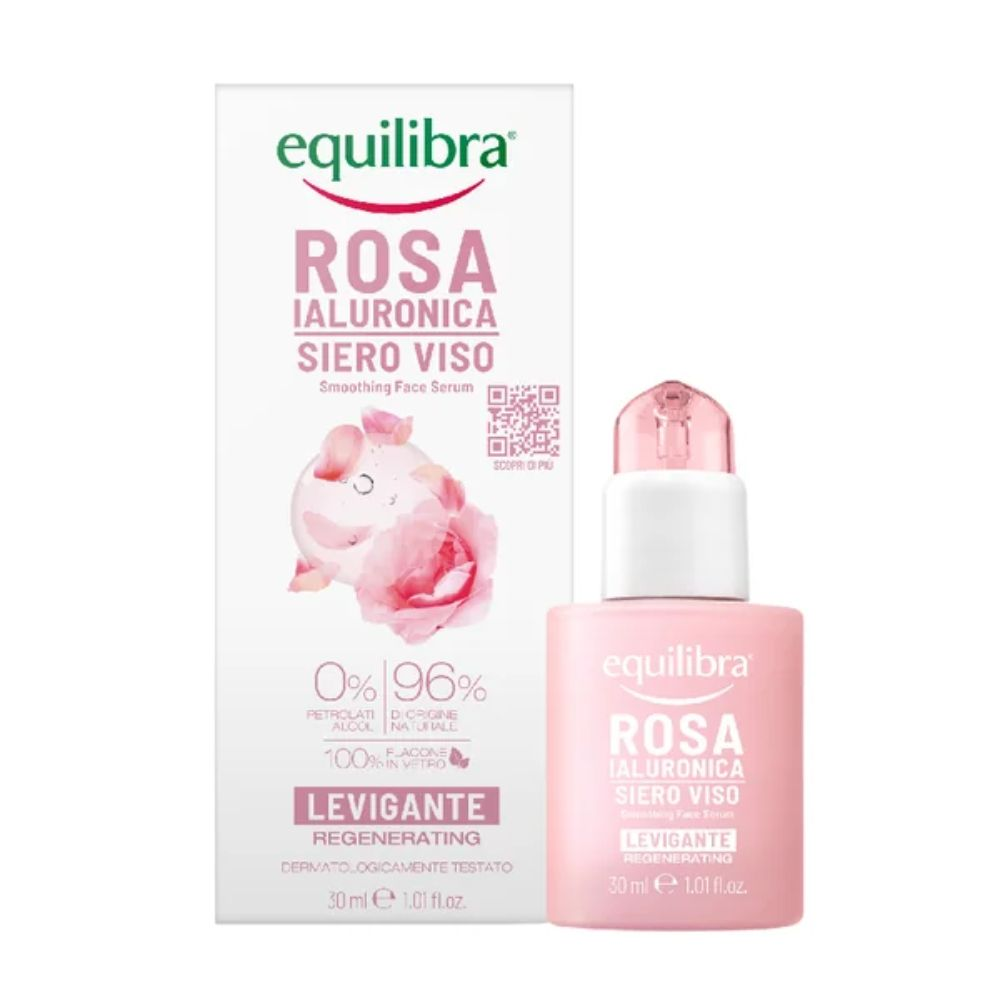 Equilibra Różane serum wygładzające z kwasem hialuronowym 30ml
