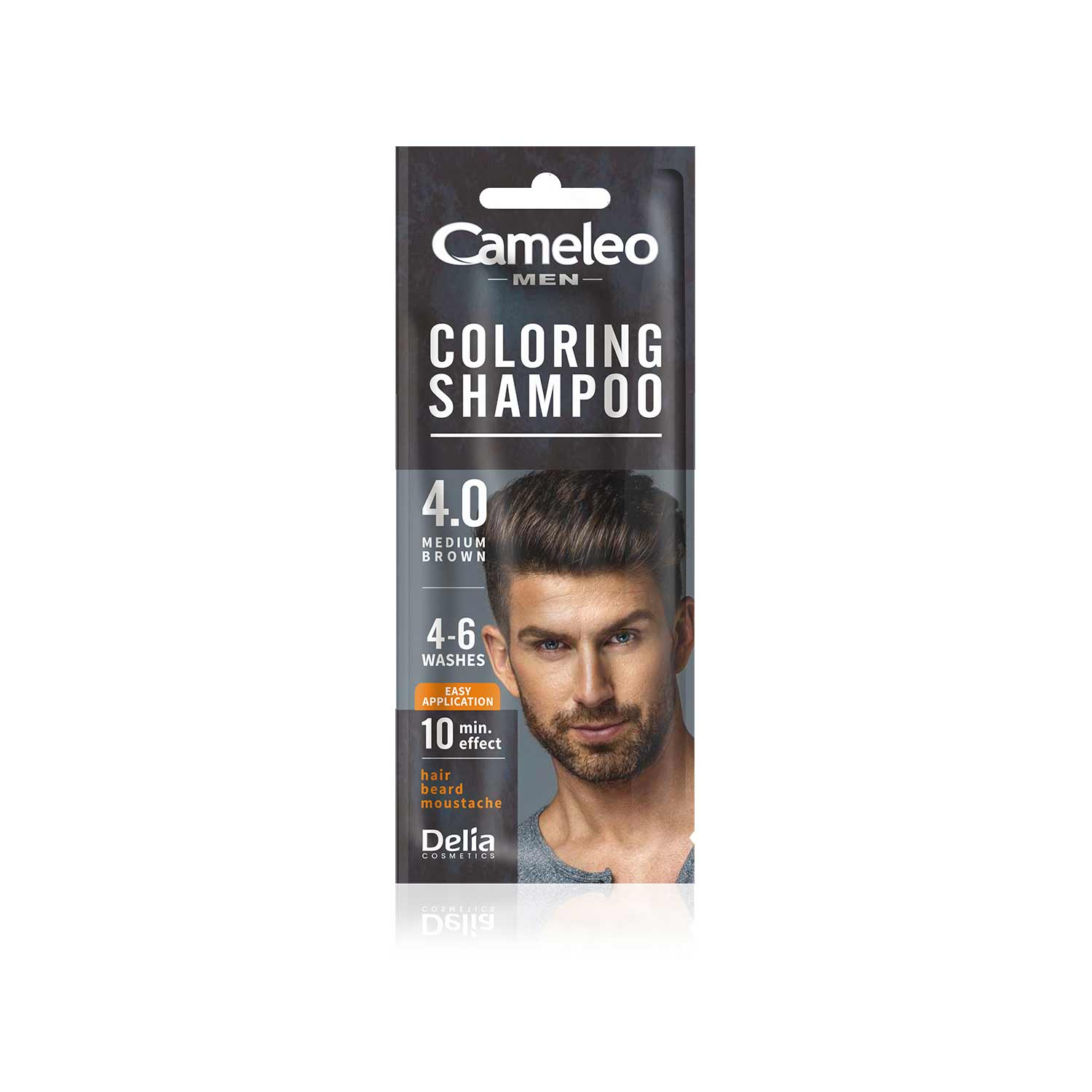 Cameleo Men szampon koloryzujący 4.0 brąz 15ml miniaturka