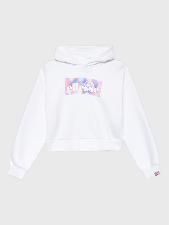 Ellesse Bluza Hillia S4R17689 Biały Relaxed Fit