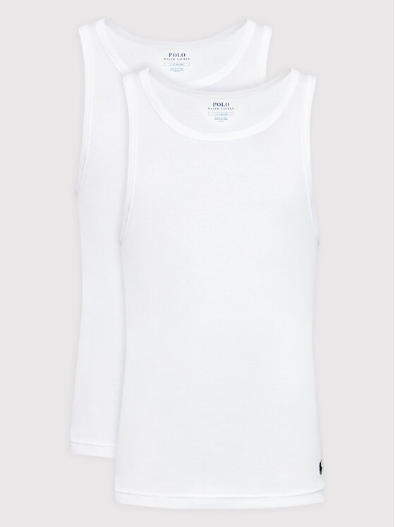 Polo Ralph Lauren Komplet tank topów 714835886001 Biały Regular Fit