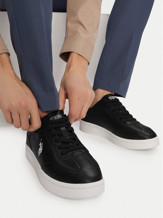 U.S. Polo Assn. Sneakersy EO-ROWAN001M/6L1 Czarny