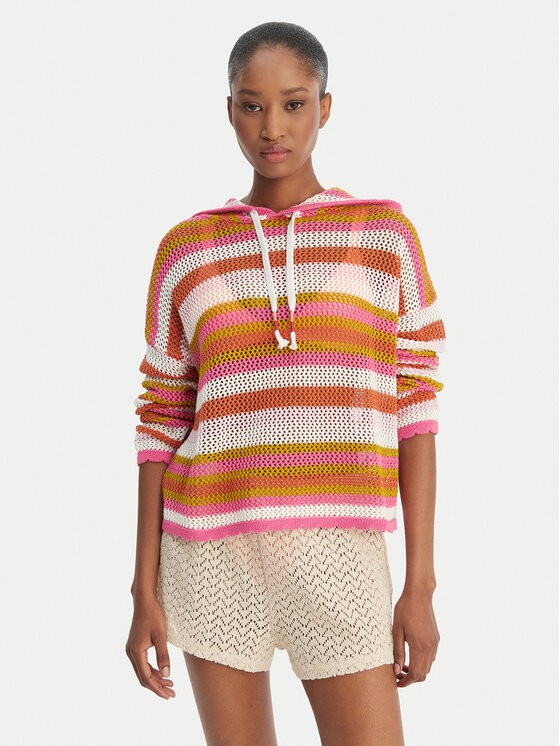 Banana Moon Sweter Gui Wilderness LTH33 Kolorowy Regular Fit