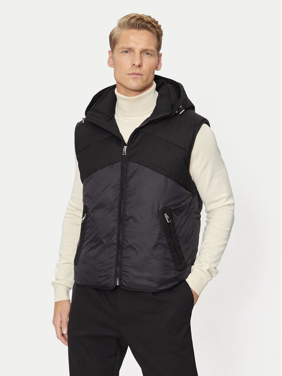Baldessarini Bezrękawnik B2 50106/4109 Czarny Regular Fit