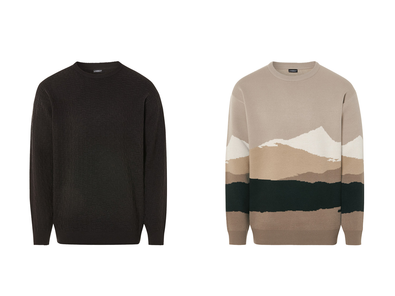 LIVERGY® Sweter męski, luźny krój miniaturka