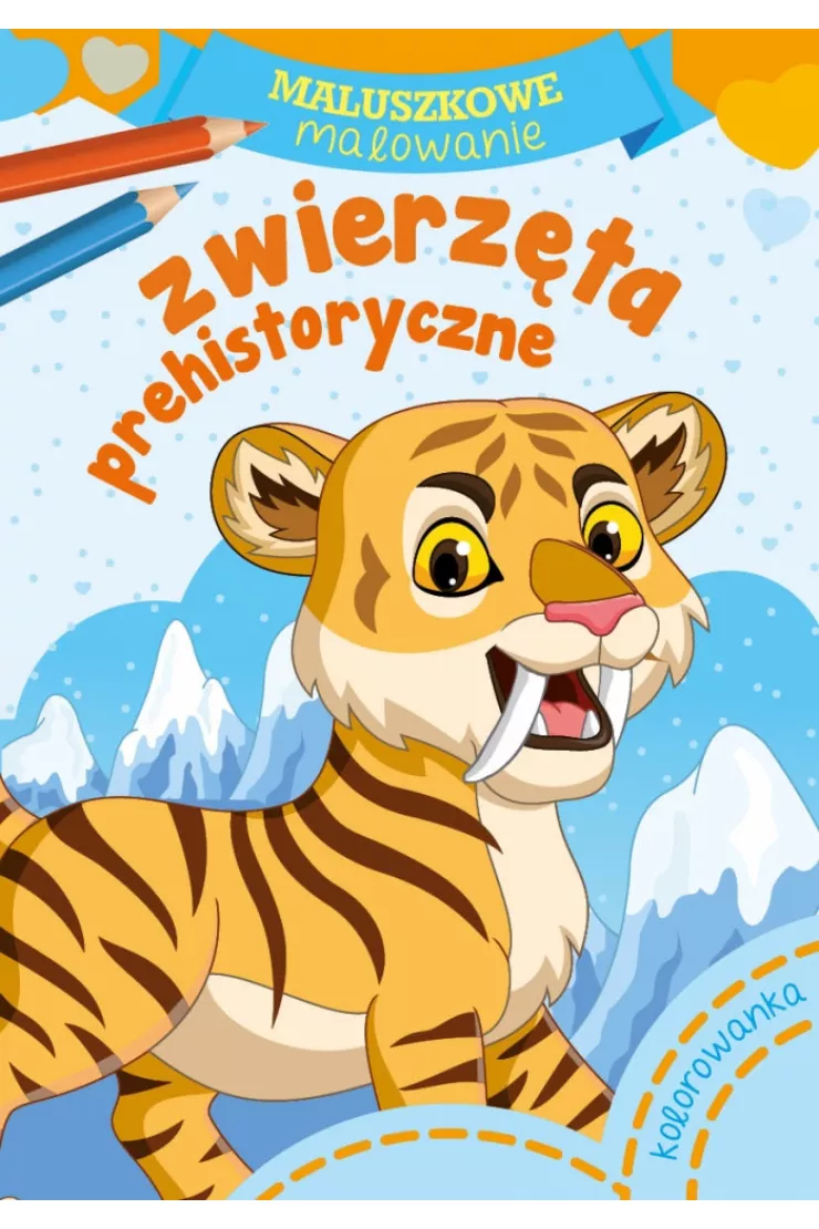 Maluszkowe malowanie. Zwierzęta prehistoryczne miniaturka