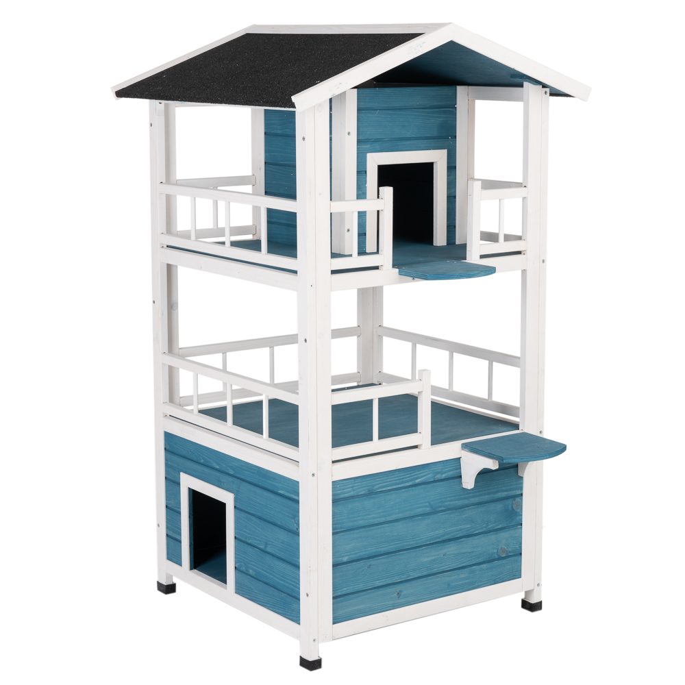Penthouse domek dla kota - Dł. x szer. x wys.: 72 x 72 x 124 cm