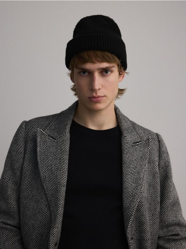 Reserved - Czapka beanie - czarny