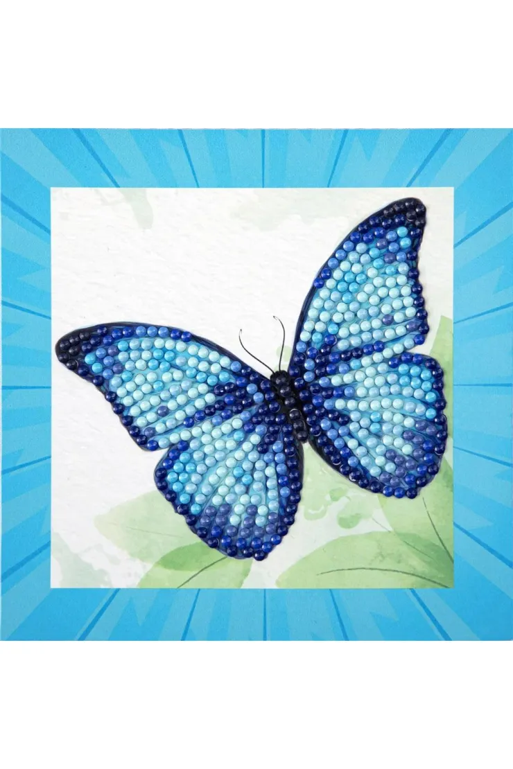 Diamond Dotz - Quick Blue Butterfly