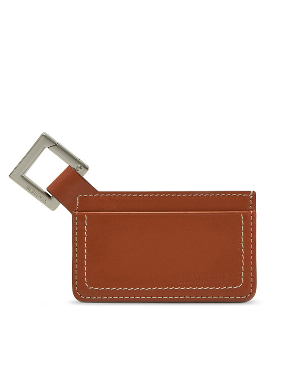 JACQUEMUS Etui na karty kredytowe 24E245SL125 Brązowy miniaturka