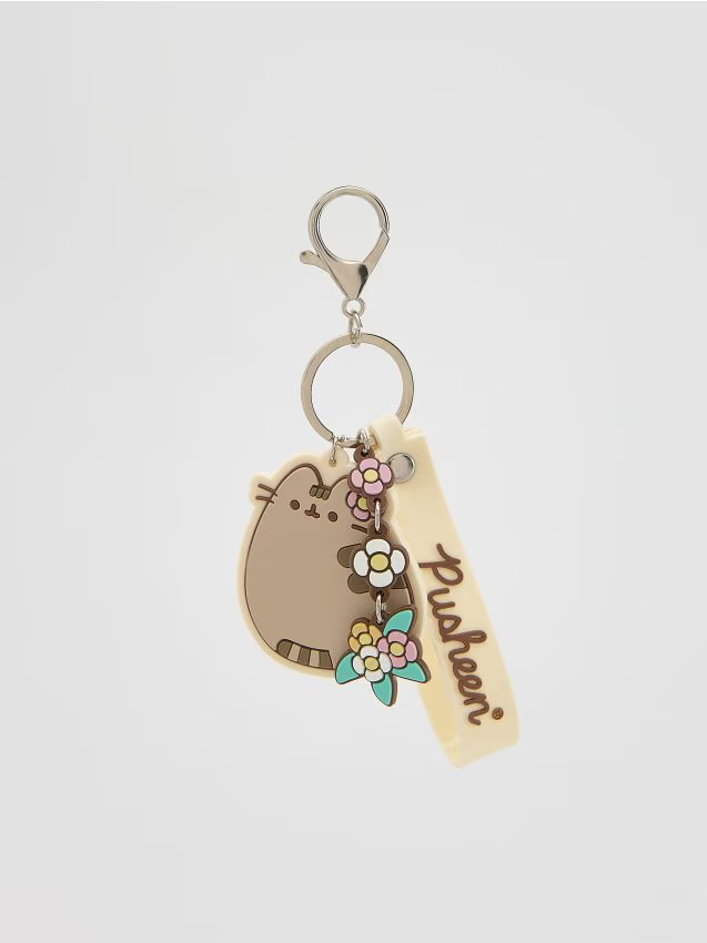 Reserved - Breloczek Pusheen - beżowy