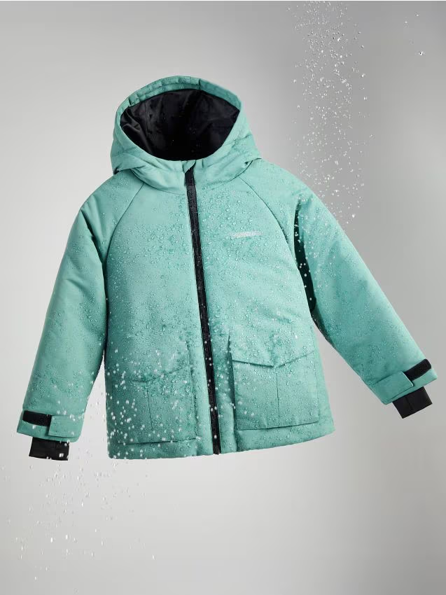 Reserved - Ocieplana kurtka parka - zielony