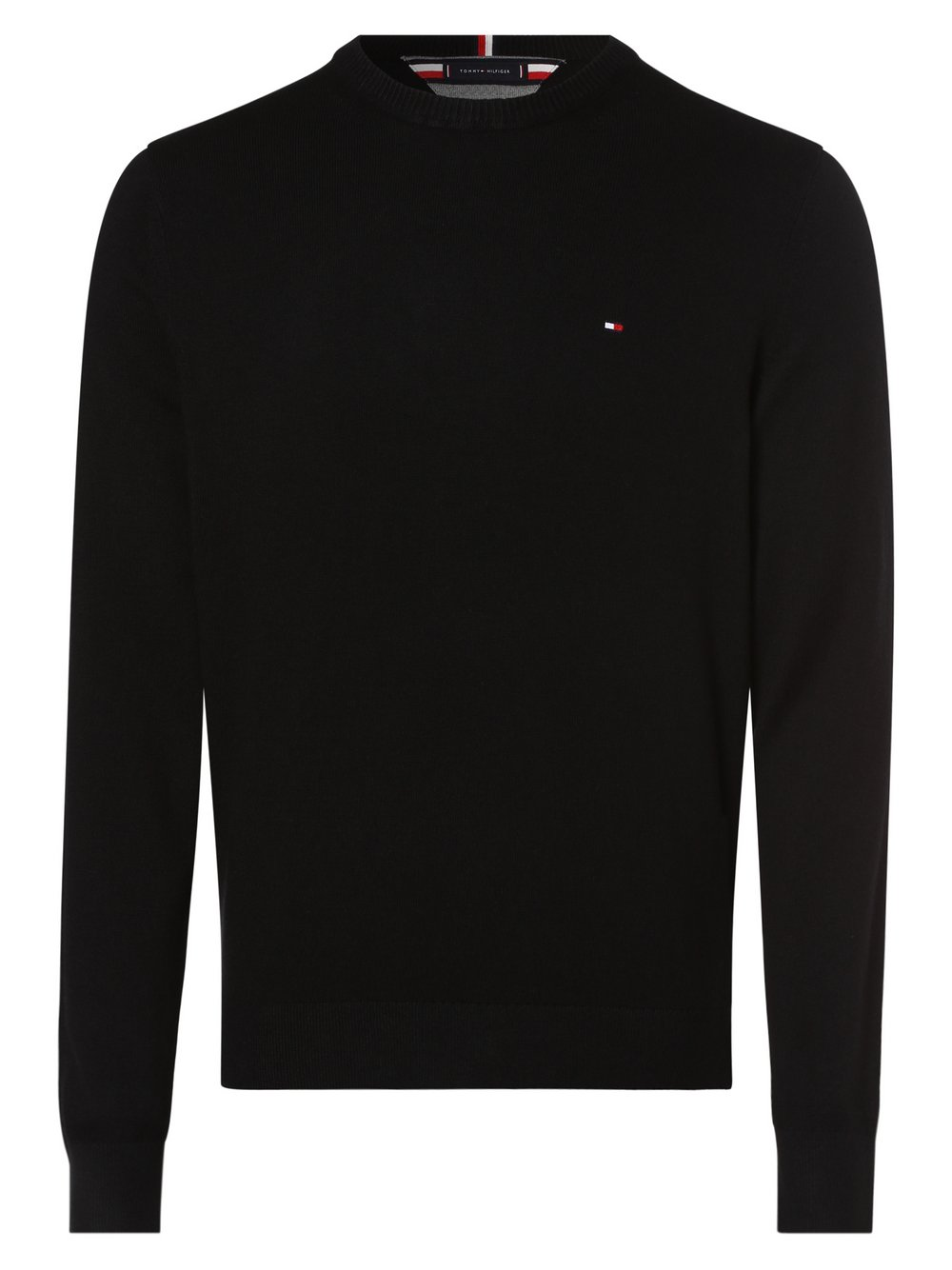 Tommy Hilfiger Sweter z dodatkiem kaszmiru Mężczyźni Bawełna czarny, XL