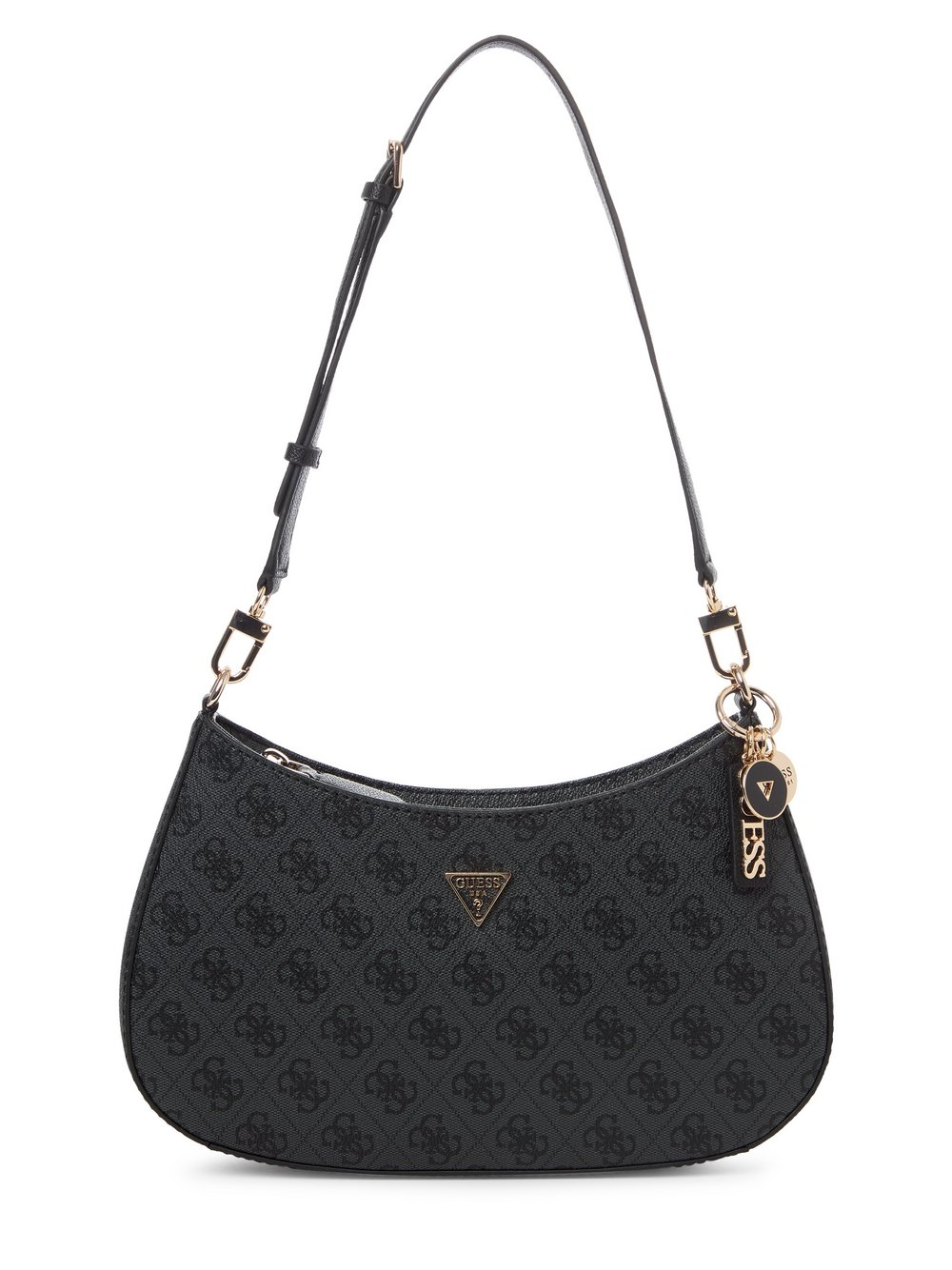 GUESS Torebka damska - Noelle Kobiety Sztuczna skóra szary|czarny, ONE SIZE
