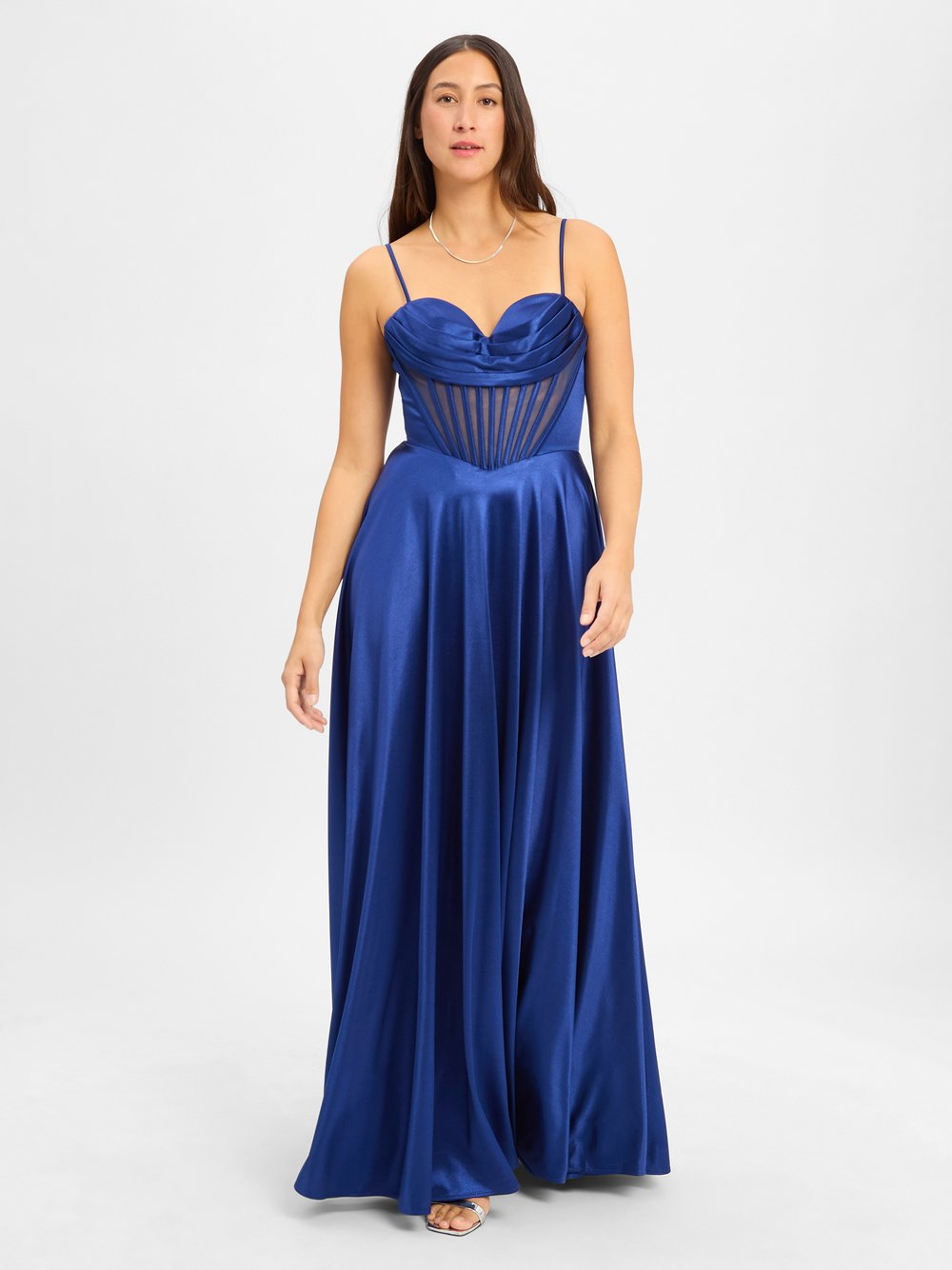 Luxuar Fashion Damska sukienka wieczorowa Kobiety niebieski, 34
