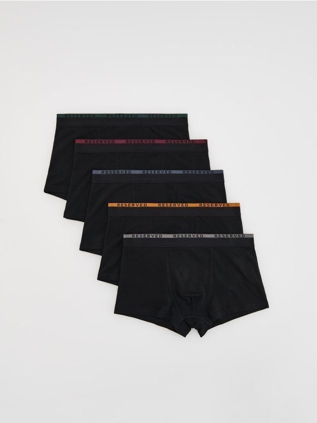 Reserved - 5 pack bokserek Classic - czarny